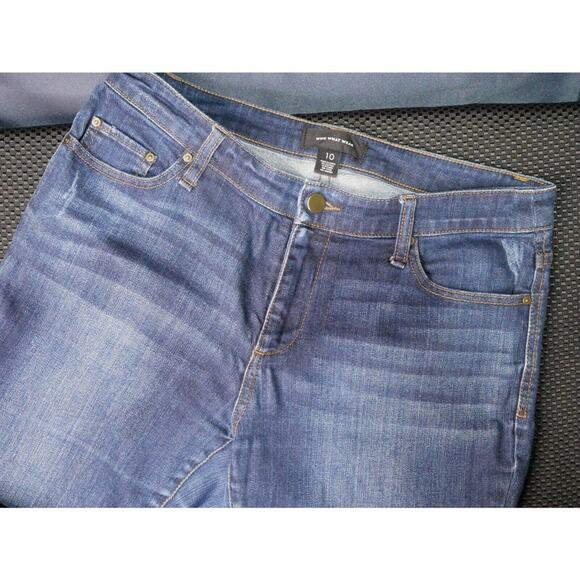Who What Wear Medium Rise Straight Leg Denim Jean Pants Size 10 / Inseam 26 - Picture 2 of 5